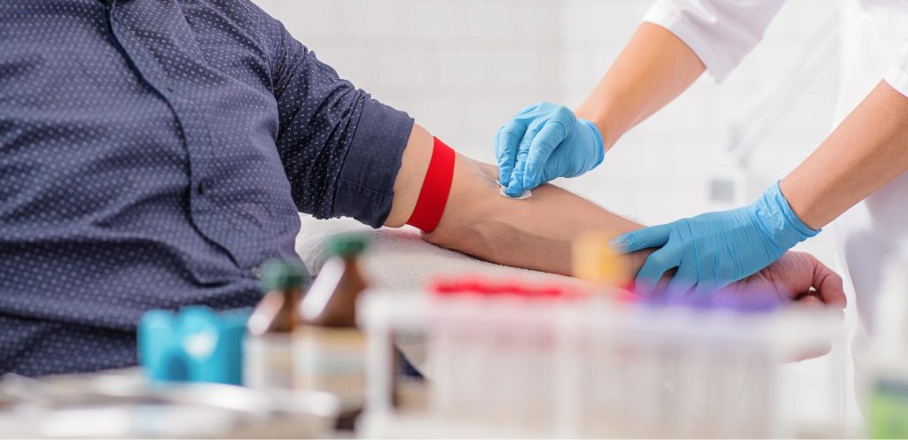 Blood testing at Touchwood pharmacy