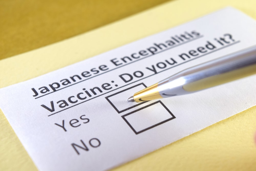 Japanese encephalitis vaccination