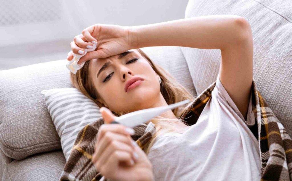 typhoid symptoms including weight loss and weakness